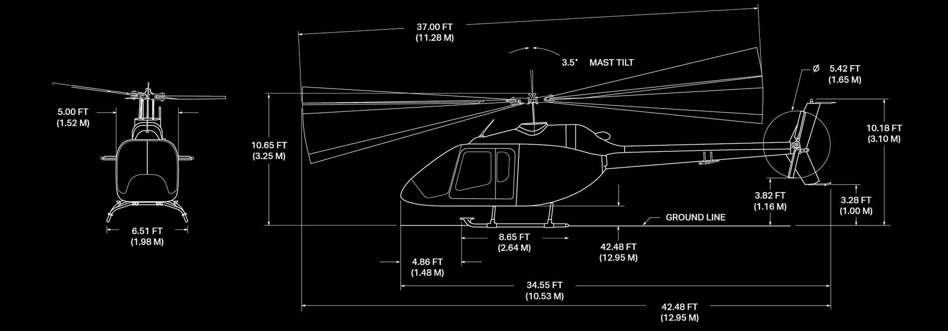 Bell 505 Specification Image